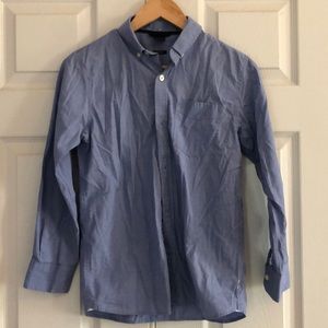 Gap Kids blue chambray button down shirt - XL